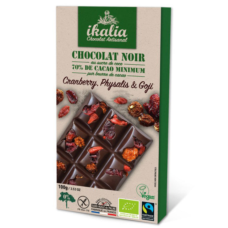 Ikalia Schoko Cranberry Physalis Goji glutenfrei weizenfrei bio vegan