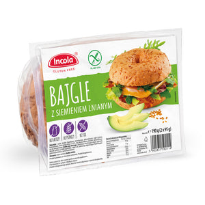 Incola Bagels mit Leinsamen glutenfrei weizenfrei laktosefrei Zöliakie