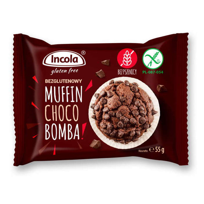 Incola Muffin Choco Bomba glutenfrei weizenfrei laktosefrei Zöliakie