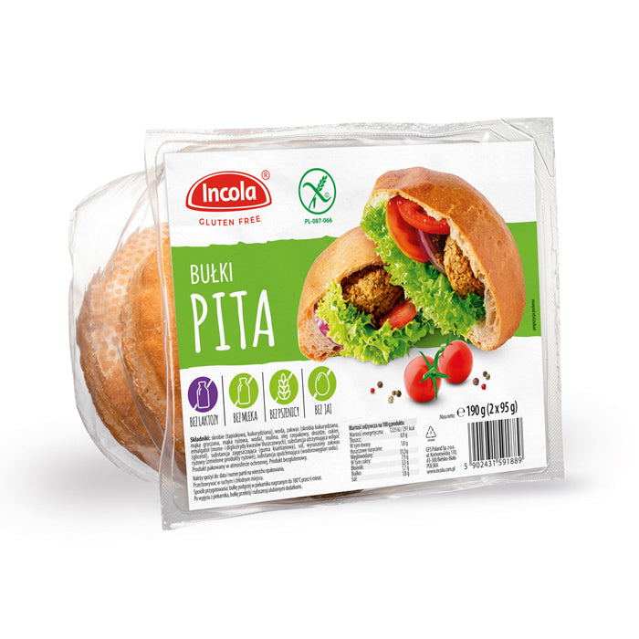 Incola Pita Brötchen glutenfrei weizenfrei laktosefrei Zöliakie