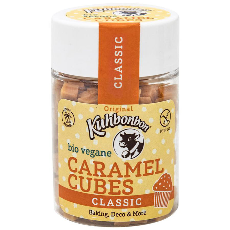 Kuhbonbon Caramel Cubes Classic vegan glutenfrei weizenfrei Backzutat