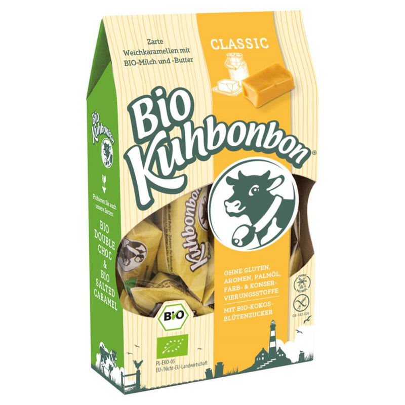 Kuhbonbon Classic Weichkaramellen Bio glutenfrei weizenfrei Zöliakie