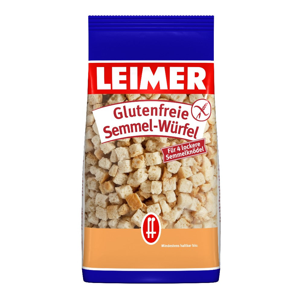 Leimer Semmelwürfel für Knödelbrot glutenfrei Zöliakie