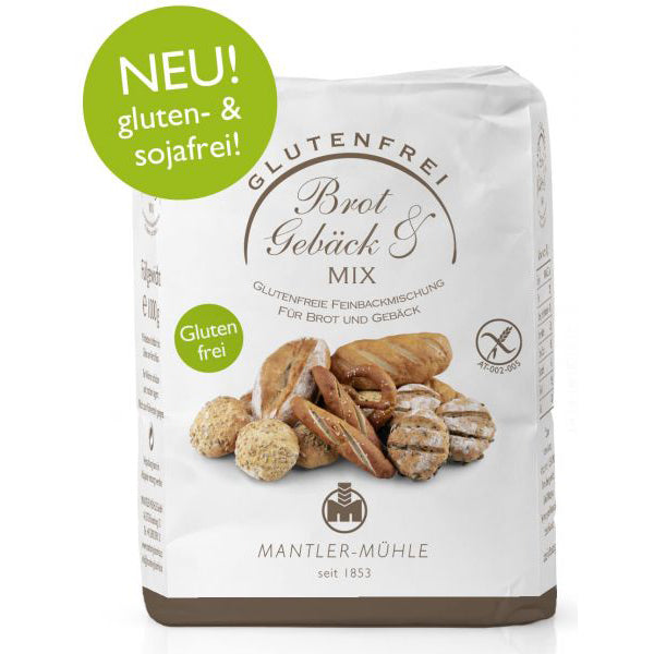 Mantler Brot und Gebaeck Mix glutenfrei sojafrei laktosefrei