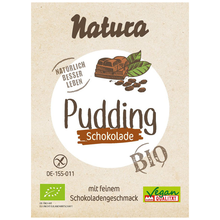 Natura Schoko Puddingpulver bio glutenfrei weizenfrei laktosefrei Zöliakie