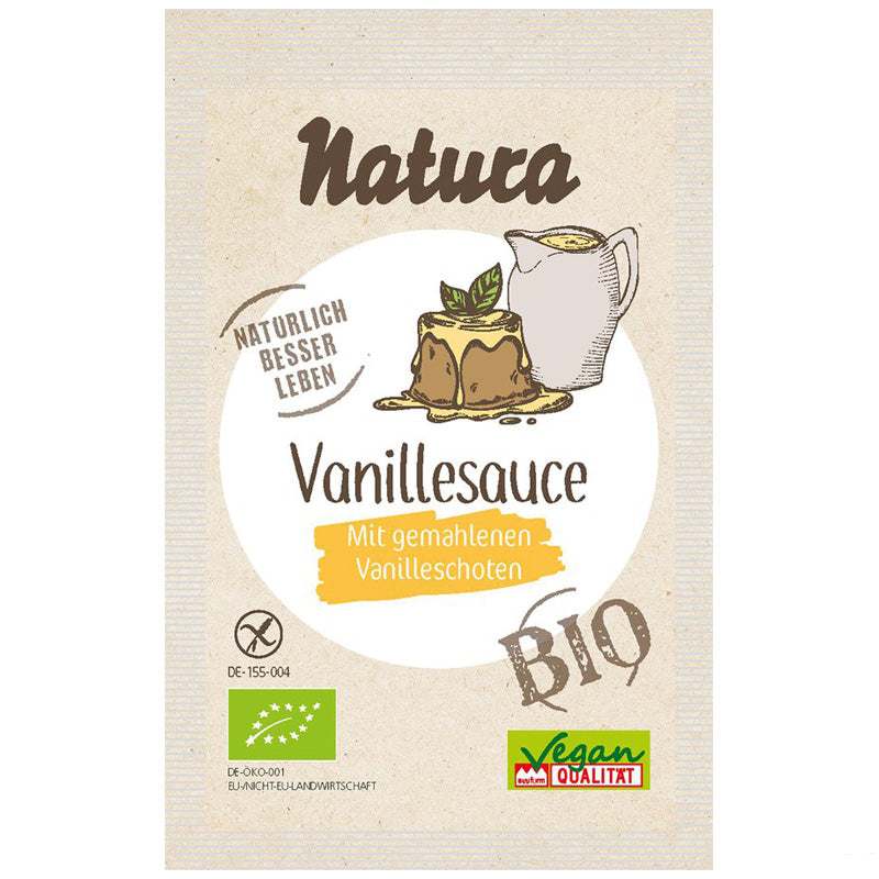 Natura Vanillesauce bio vegan glutenfrei weizenfrei laktosefrei