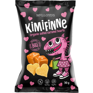 McLLoyd´s Kimifinne Salzkaramell Herzen glutenfrei weizenfrei Zöliakie