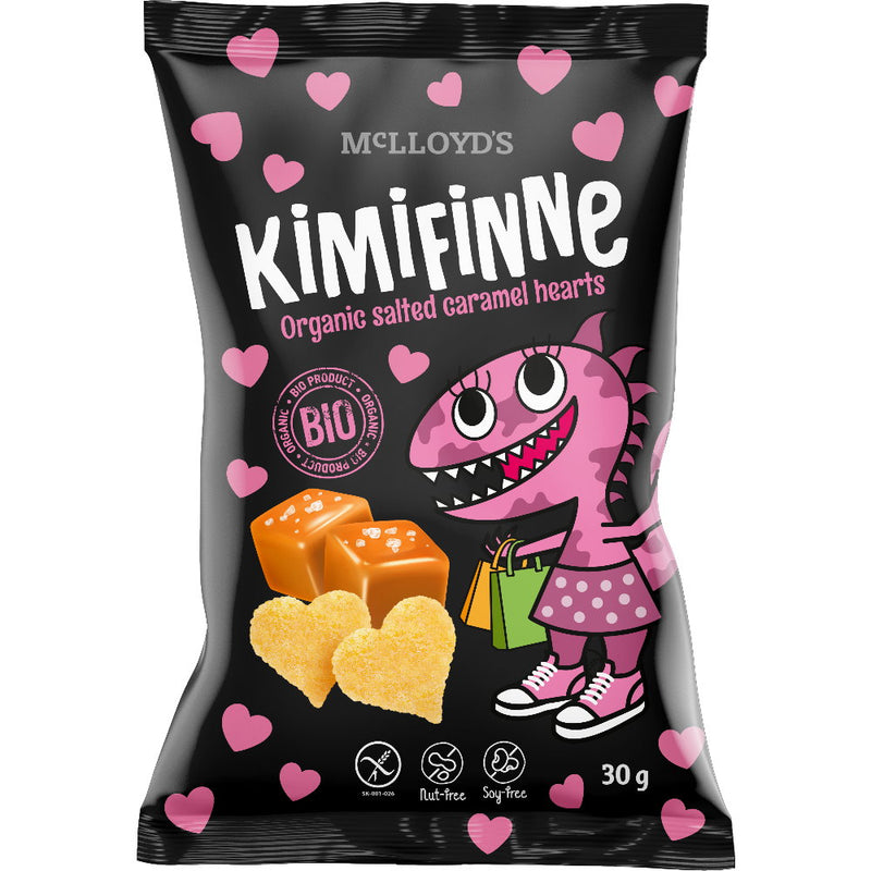 McLLoyd´s Kimifinne Salzkaramell Herzen glutenfrei weizenfrei Zöliakie