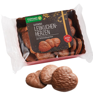 Poensgen Lebkuchenherzen Vollmilch glutenfrei Weihnachten Zöliakie