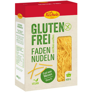 Recheis Fadennudlen für Suppen glutenfrei weizenfrei Zöliakie vegan
