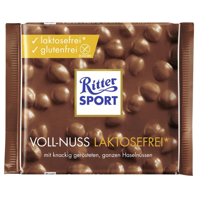 Ritter Sport Voll-Nuss Schokolade Laktosefrei glutenfrei weizenfrei