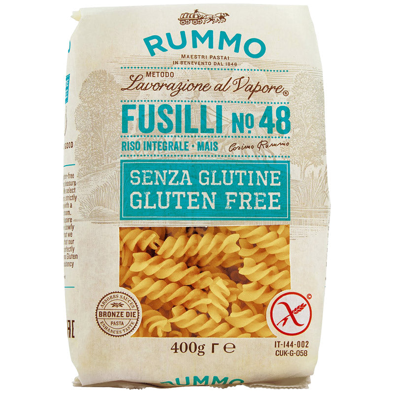 Rummo Fusilli Nr. 48 Pasta Nudeln glutenfrei weizenfrei Zöliakie