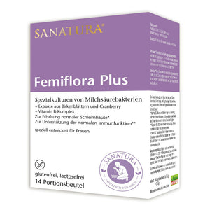 Sanatura Femiflora Plus Milchsäurebakterien glutenfrei weizenfrei 