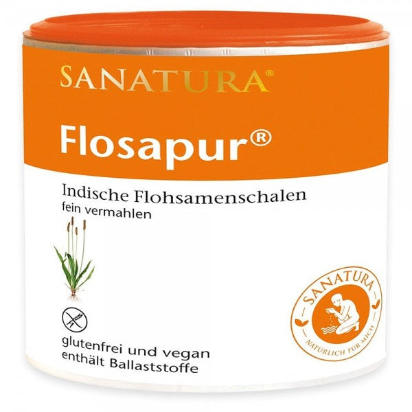 Sanatura Flosapur Flohsamenschalenpulver glutenfrei weizenfrei Zöliakie
