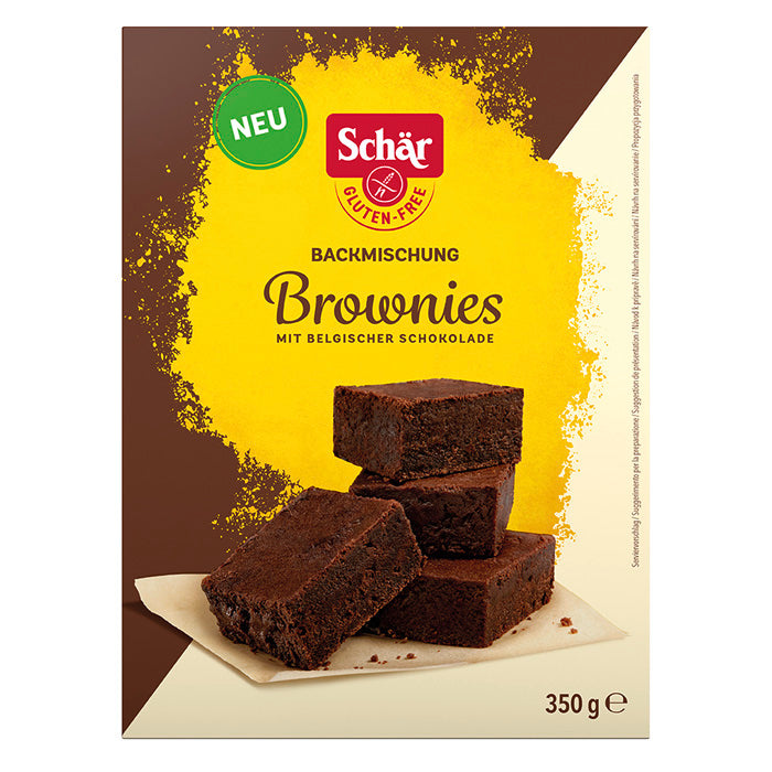 Schär Brownies Kuchen Backmischung glutenfrei weizenfrei Zöliakie