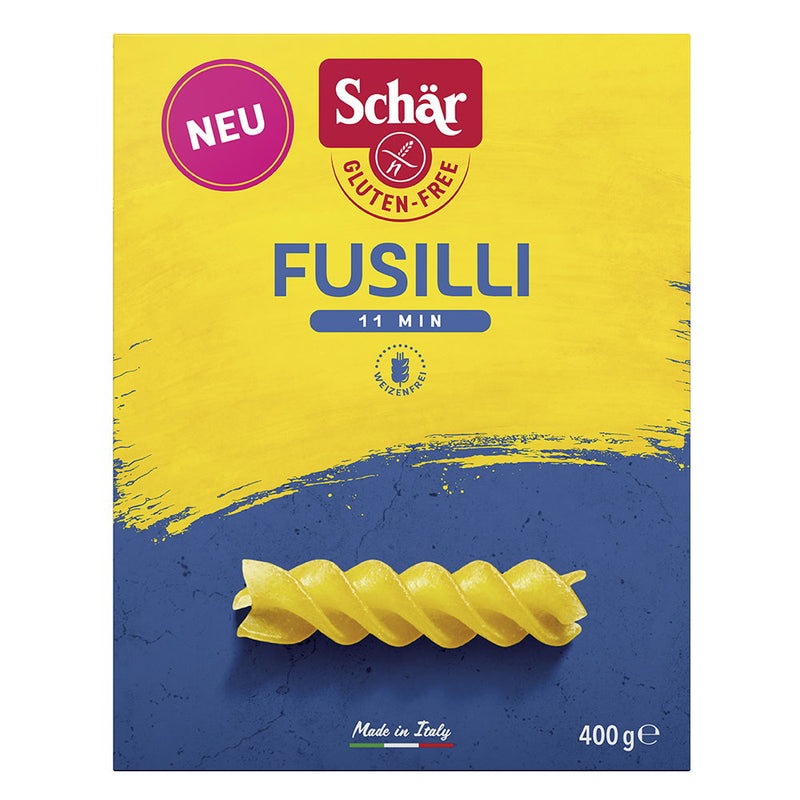 Schär Fusilli aus Mais und Reis glutenfrei weizenfrei Pasta Nudeln