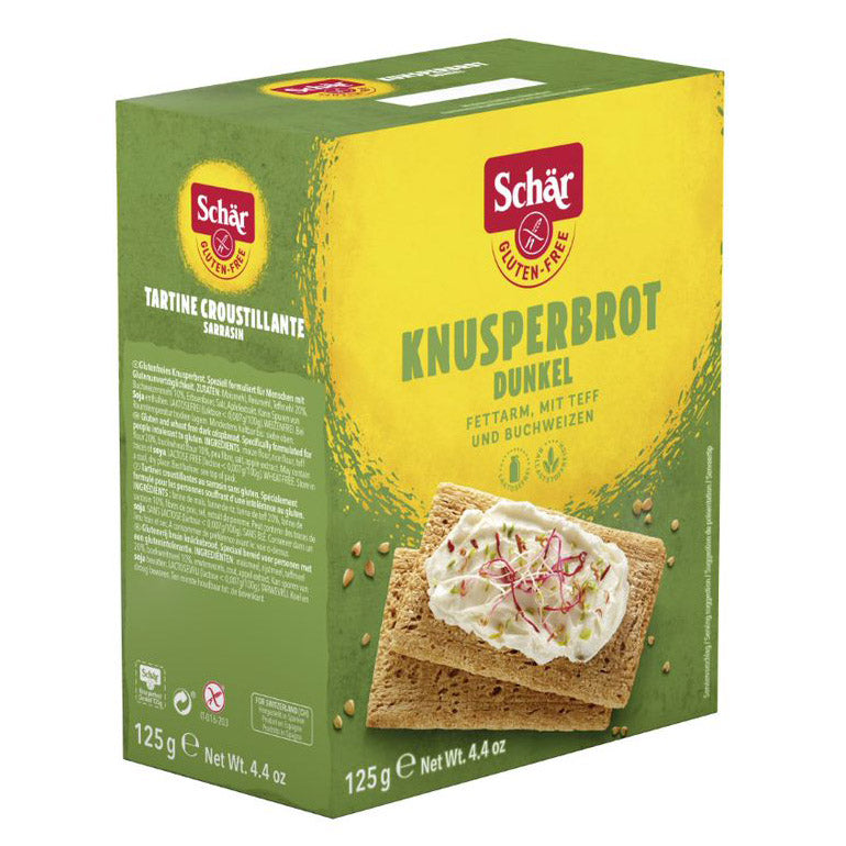 Schär Knusperbrot Dunkel glutenfrei laktosefrei weizenfrei