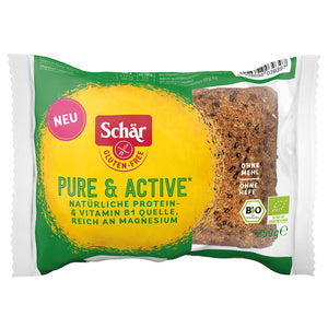 Schär Pure & Active Brot glutenfrei weizenfrei bio Zöliakie