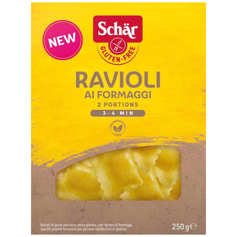 Schär Ravioli al Formaggi Pasta glutenfrei weizenfrei Zöliakie