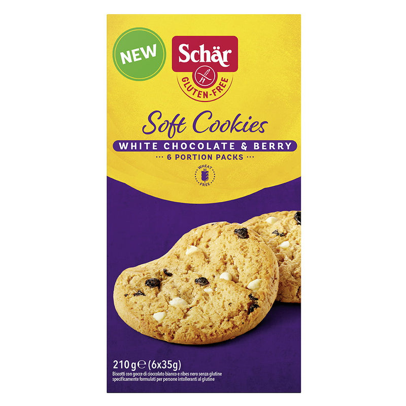 Schär Soft Cookies White Chocolate Berry Kekse glutenfrei weizenfrei