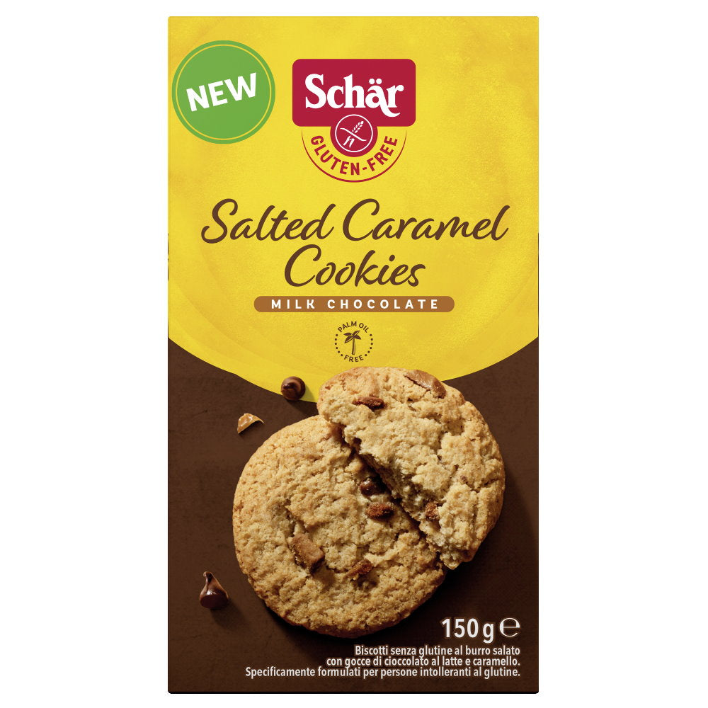 Schär Salted Caramel Cookies Kekse glutenfrei weizenfrei Zöliakie