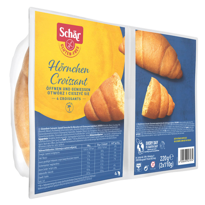 Schär Croissant Hörnchen glutenfrei weizenfrei Zöliakie