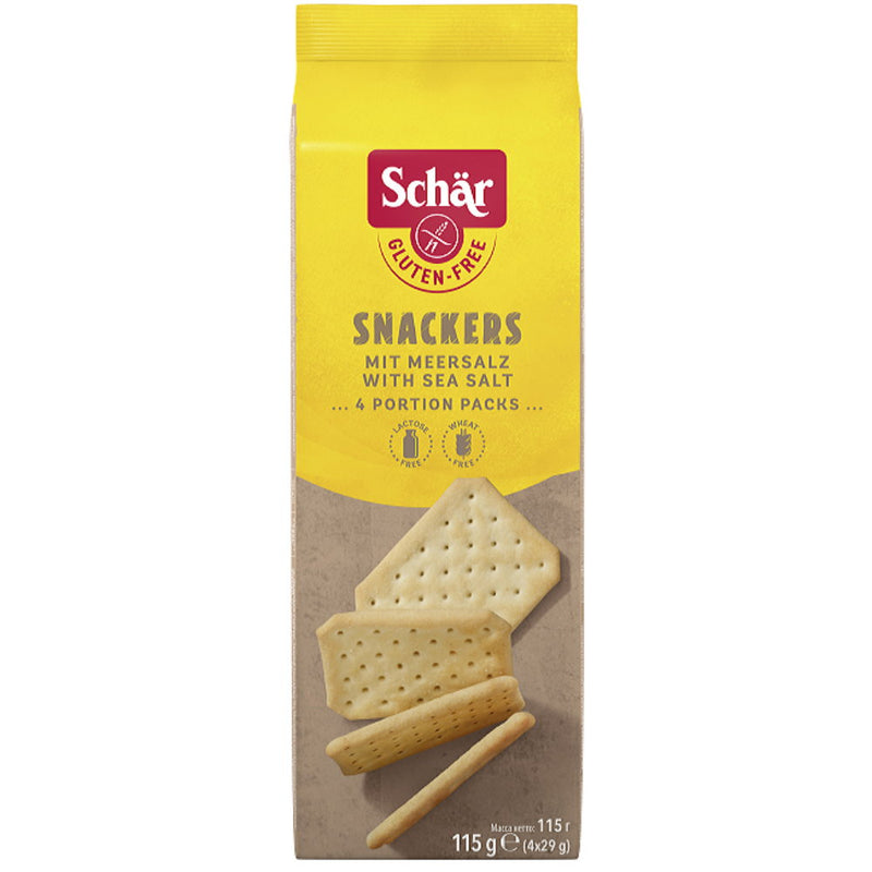 Schär Snackers Crackers glutenfrei weizenfrei laktosefrei Zöliakie