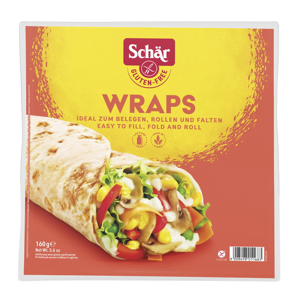 Schär Wraps Tortilla glutenfrei weizenfrei Zöliakie