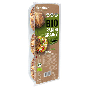 Schnitzer Panini Grainy Brötchen glutenfrei weizenfrei bio