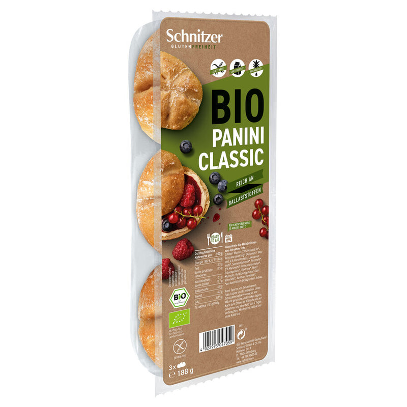 Schnitzer Panini Royal Brot Gebäck glutenfrei weizenfrei Zöliakie