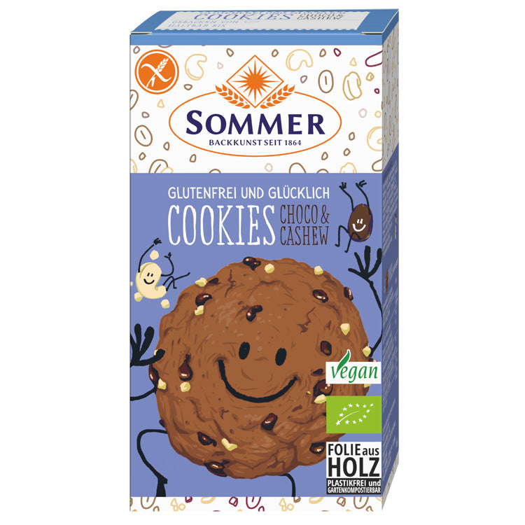 Sommer Cookies Choco und Cashew Kekse glutenfrei