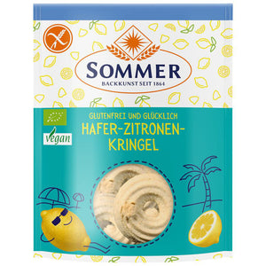 Sommer Hafer Zitronen Kringel bio vegan glutenfrei weizenfrei