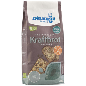 Spielberger Kraftbrot Backmischung glutenfrei vegan weizenfrei bio