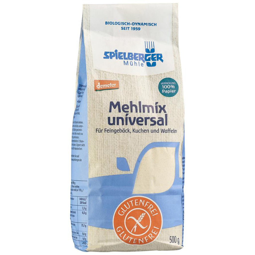Spielberger Mehlmix universal glutenfrei weizenfrei Zöliakie demeter