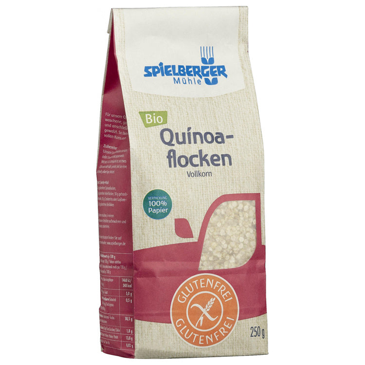 Spielberger Quinoflocken glutenfrei weizenfrei bio vegan Zöliakie