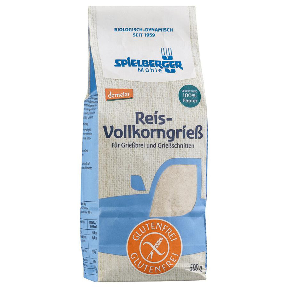 wie lange kann man grieß aufbewahren Spielberger Reis-Grieß Vollkorn glutenfrei weizenfrei bei Zöliakie – easyglutenfree.shop