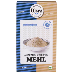 Werz Amaranth Vollkorn Mehl glutenfrei weizenfrei easy gluten free