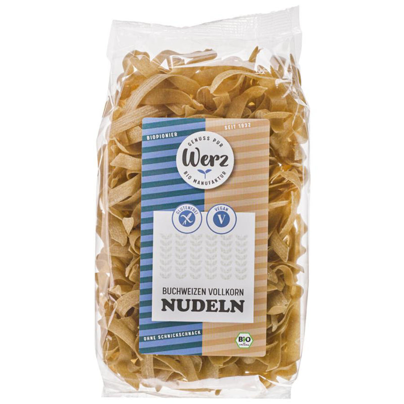 Werz Buchweizen Nudeln Pasta Vollkorn glutenfrei weizenfrei Zöliakie