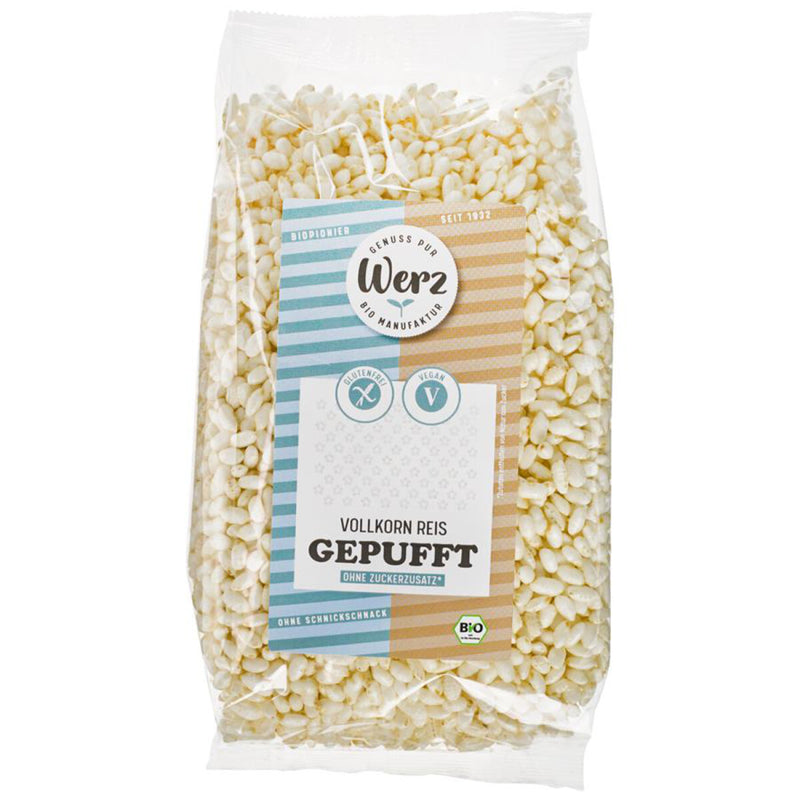 Werz Reis Vollkorn gepufft glutenfrei weizenfrei Zöliakie easy gluten free