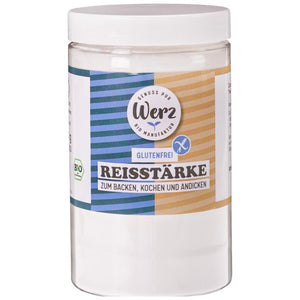 Werz Reisstärke glutenfrei zum backen, kochen und binden, bei Zöliakie