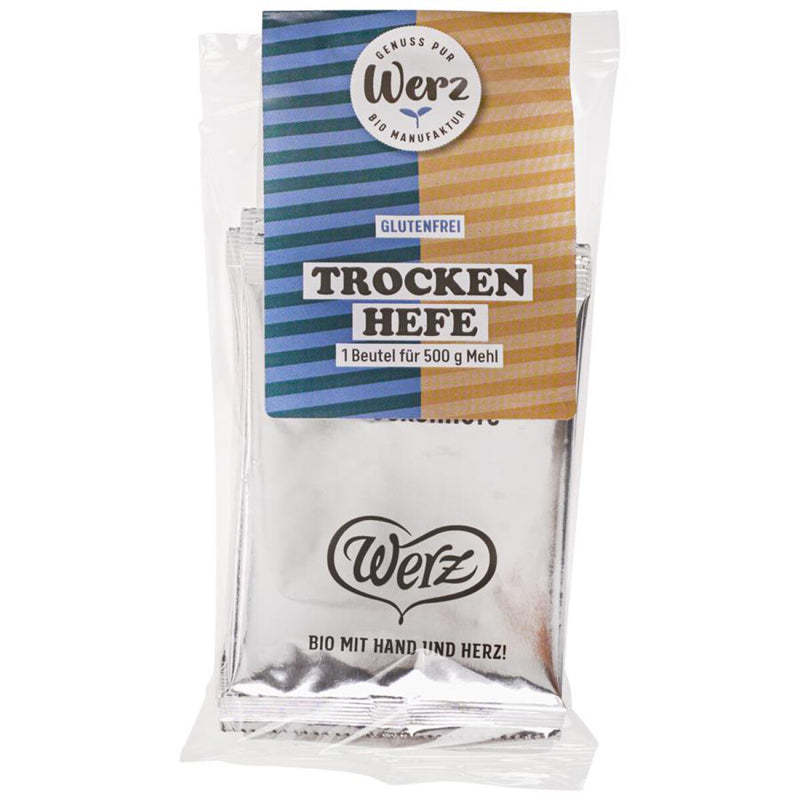 Werz Bio Trockenhefe glutenfrei weizenfrei zum backen easy gluten free