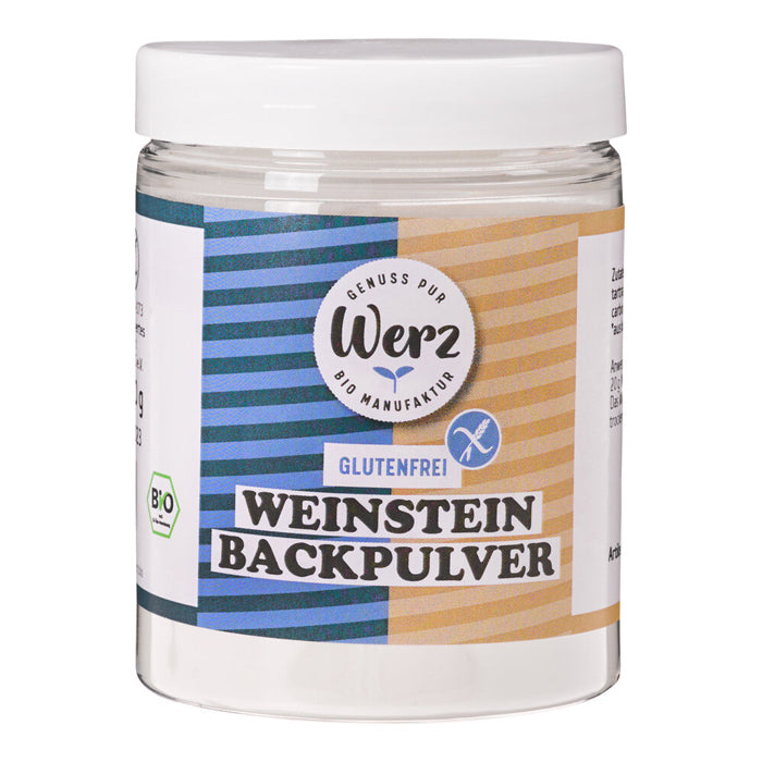 Werz Weinstein Backpulver glutenfrei zum Backen von Teigen und Gebäck