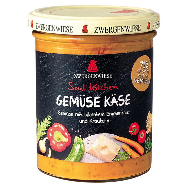 Zwergenwiese Soul Kitchen Gemüse Käse glutenfrei weizenfrei bio