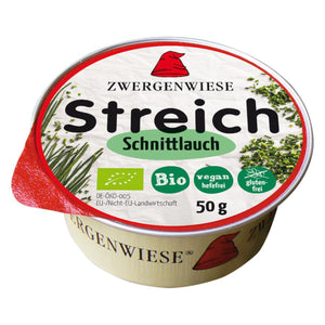 Zwergenwiese Streich Schnittlauch Brotaufstrich bio vegan glutenfrei weizenfrei