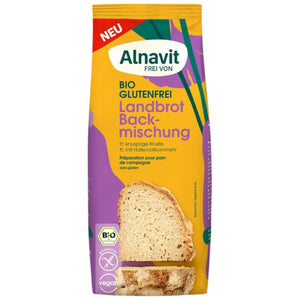 Alnavit Landbrot Backmischung bio glutenfrei vegan