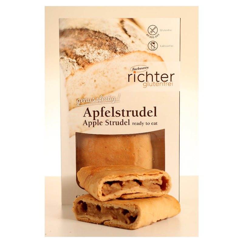 Backwaren Richter Apfelstrudel glutenfrei Genussfertig Laktosefrei