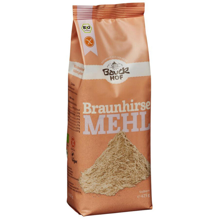Bauckhof Braunhirse Vollkorn Bio Mehl pur glutenfrei easy einkaufen