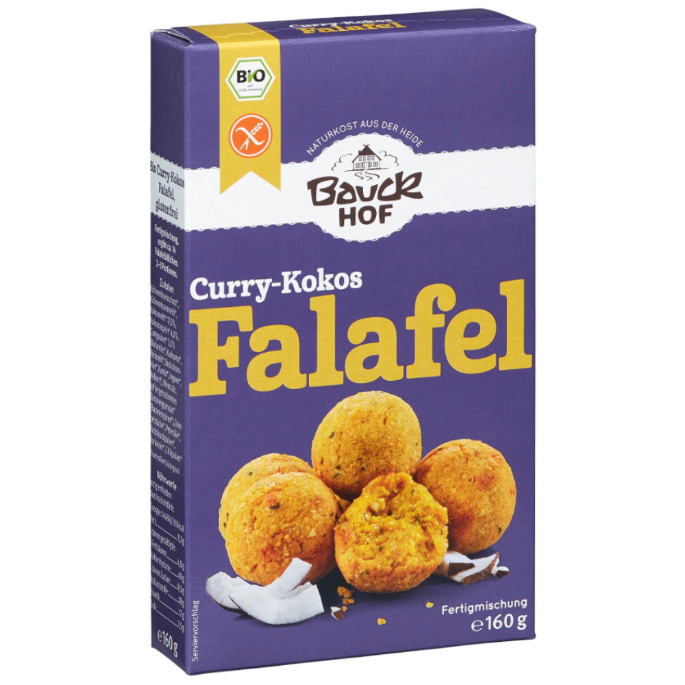 Falafel Curry-Kokos Fertigmischung glutenfrei bio