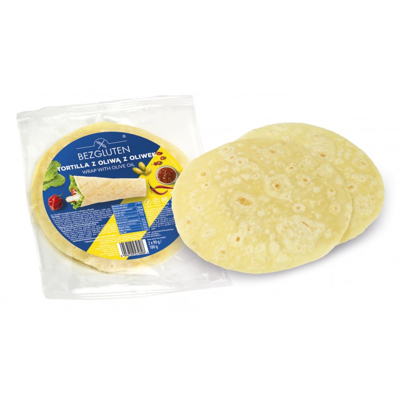 Bezgluten Tortilla Wraps glutenfrei weizenfrei laktosefrei