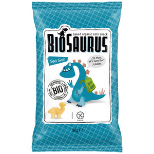 Biosaurus Sea Salt Mais Snack Bio glutenfrei weizenfrei Zöliakie